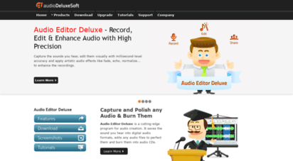 audioeditor.biz - audio editor deluxe - record, edit, enhance and share your music easily