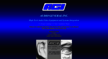 audiogeneral.com - audio general inc.