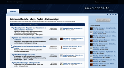 auktionshilfe.info - auktionshilfe.info - ebay - paypal - kleinanzeigen - falle internet