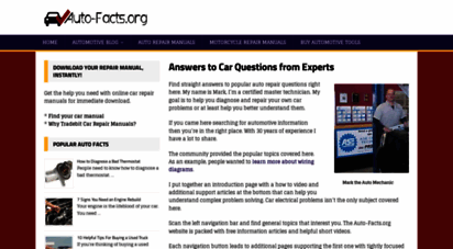 auto-facts.org - answers to car questions from the experts at auto-facts.org