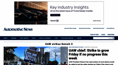 autonews.com - homepage  automotive news