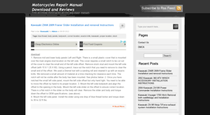 autorepairmagz.com - motorcycles repair manual download and reviews