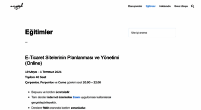 avgurel.com - eğitimler - ahmet volkan gürel