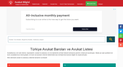 avukatbarosu.com - avukatbarosu.com  avukat arama sayfası