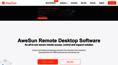 aweray.com - awesun - remote desktop software  secure remote access