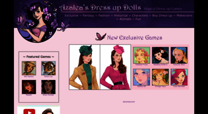 azaleasdolls.com - azalea´s dress up dolls  play dress up games for girls