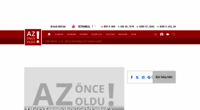 azonceoldu.com - son dakika haberler, gazeteler - az önce oldu