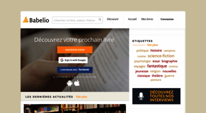 babelio.com - babelio - d�couvrez des livres, critiques, extraits, r�sum�s