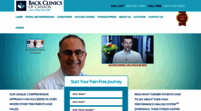 backclinicsofcanada.com