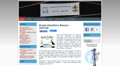bacury.org.br - grupo escoteiro bacury &8211 185/sp