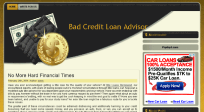 badcreditloanadvisor.com