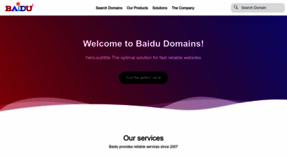 similar web sites like baidu.eu