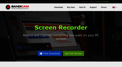 bandicam.com - screen recording software: capture anything on your pc screen - bandicam