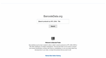 similar web sites like barcodedata.org