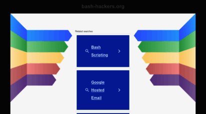 bash-hackers.org - bash hackers - entrance links