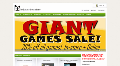 batnerbookstore.com - 