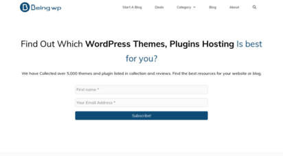 beingwp.com - where to find best wordpress themes for your wordpress website?