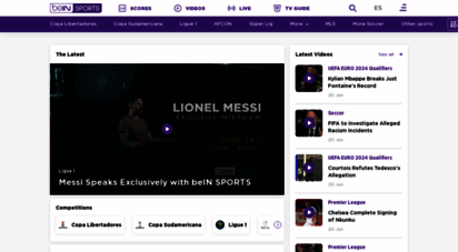 beinsports.com - bein sports - world´s leading live sports tv network - local editions