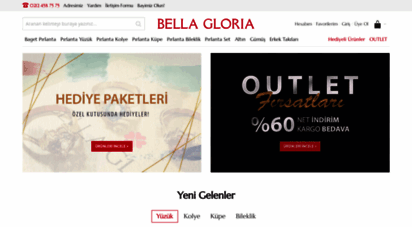 bellagloria.com - altın kolye, yüzük, tektaş, küpe, bileklik, şans kolyesi bella gloria
