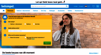 similar web sites like belsimpel.nl