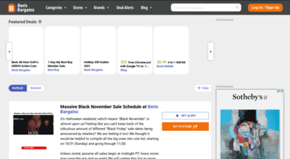 bensbargains.com - ben´s bargains - best deals, bargains, freebies