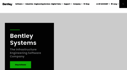bentley.com - bentley - infrastructure and engineering software and solutions
