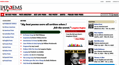 best-poems.net - best poems  the famous poems encyclopedia