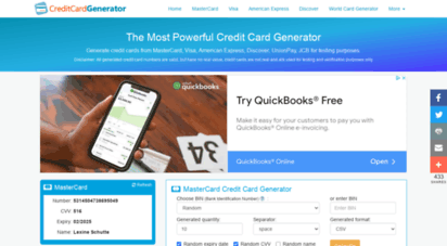 bestcreditcardgenerator.com - credit card generator - mastercard, visa, american express,disvocer credit card generator
