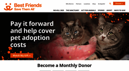 bestfriends.org - no-kill animal rescue & advocacy  best friends animal society