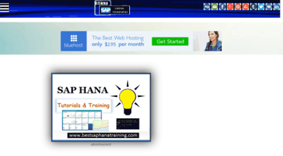 bestsaphanatraining.com - sap hana tutorials and training solutions