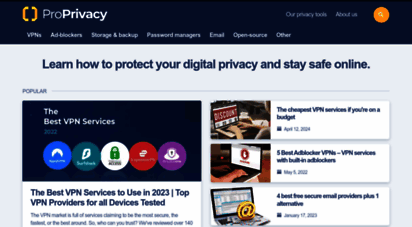 bestvpn.com - learn how to protect your digital privacy and stay safe online - proprivacy