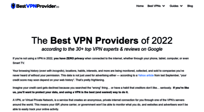 bestvpnprovider.co - best vpn provider - find the best vpn service for your needs