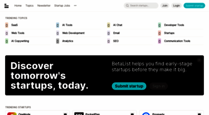 betalist.com - discover and get early access to tomorrow´s startups  betalist