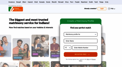 bharatmatrimony.com - bharat matrimony - the no. 1 & most trusted indian matrimonial website - bharatmatrimony.com