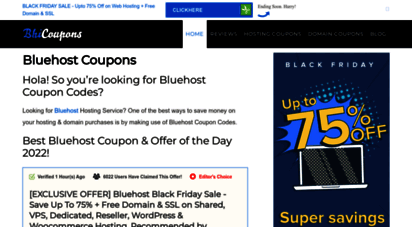 bhicoupons.com - exclusive: upto 65 off on bluehost hosting. limited time only,