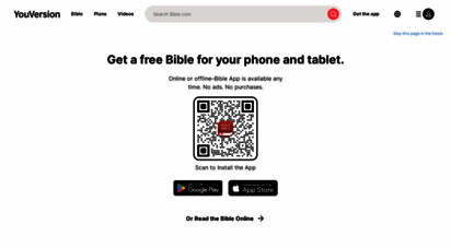 bible.com - read the bible. a free bible on your phone, tablet, and computer.  the bible app  bible.com