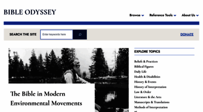 bibleodyssey.org - bible odyssey