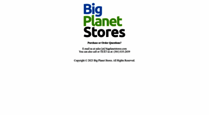 bigplanetstores.com