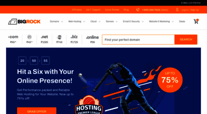 bigrock.in - buy domain and website hosting at modest prices  bigrock