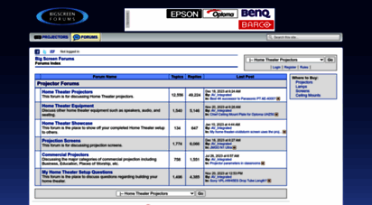 bigscreenforums.com - big screen forums: forums index