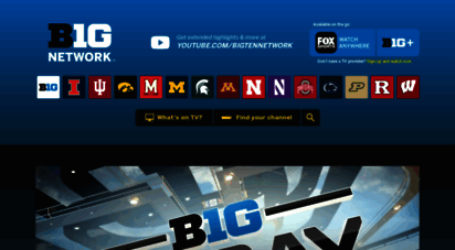 bigtennetwork.com - big ten network - big ten network&039s website