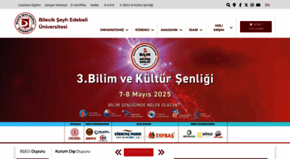 bilecik.edu.tr - bilecik şeyh edebali üniversitesi