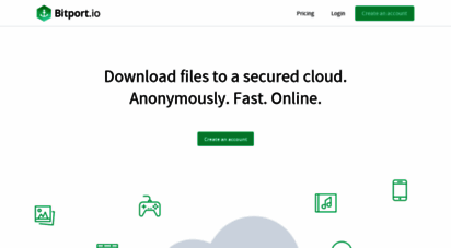 bitport.io - download files in the cloud and stream them online - bitport.io