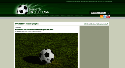 blog-fussball.de - fußballkultur - 90 minuten ein leben lang