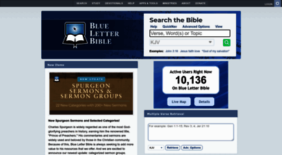 blueletterbible.org - bible search and study tools - blue letter bible