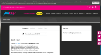 bookings.airhoptrampolinepark.com