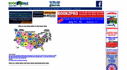 booksalefinder.com - book sale finder