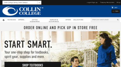 bookstore.collin.edu