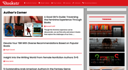 bookstr.com - bookstr  book news, best selling authors, & pop culture