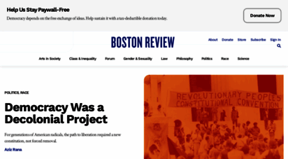 bostonreview.net - boston review  politics  philosophy  literature  ideas